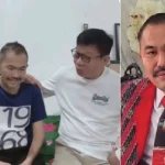 kamaruddin simanjuntak saat dijenguk rekan rekannya JbqkJ