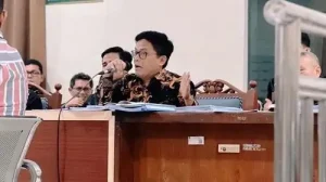 Babay Farid Wazdi berjuang untuk menegakkan keadilan atas kasus dugaan korupsi kredit Sritex di Pengadilan Negeri Semarang, Selasa (11/2/2026). (Foto: Instagram @pipitibrahim).