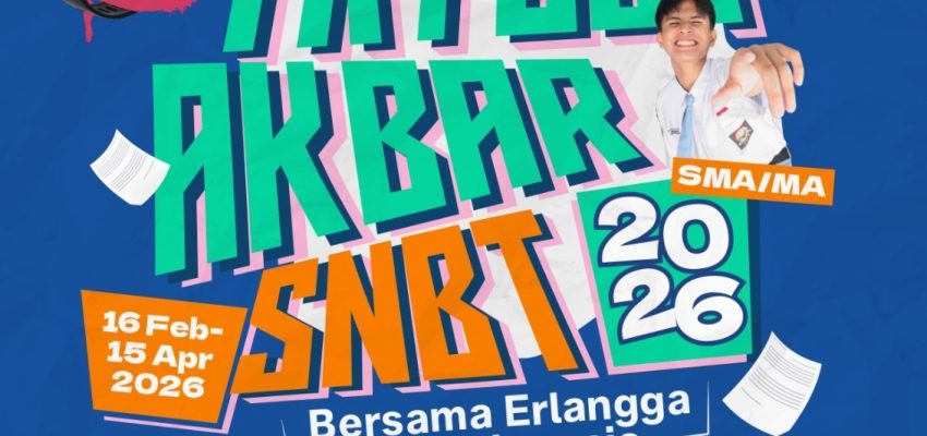 Tryout Akbar SNBT 2026 Bersama Erlangga Se-Indonesia.