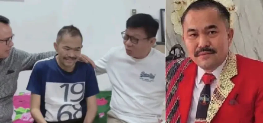 kamaruddin simanjuntak saat dijenguk rekan rekannya JbqkJ