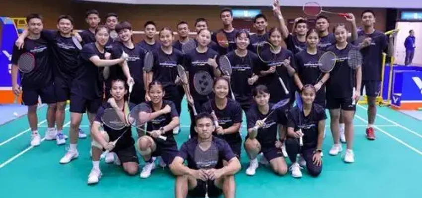 Timnas Bulu Tangkis Junior Indonesia di Kejuaraan Asia 2026 (foto:PBSI)