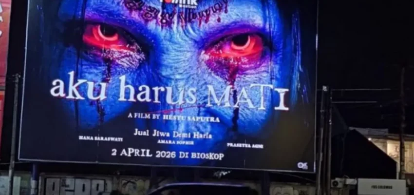 viral di media sosial kemunculan billboard film ho wyap